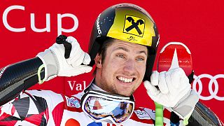 Hirscher triumphs in Val d'Isere