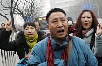 Çinli insan hakları savunucusu avukata destek verenlere polis müdahalesi
