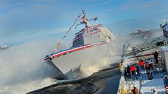 Brand new US warship breaks down on way to home port