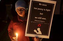گرامیداشت یاد قربانیان کشتار در مدرسه نظامی پاکستان