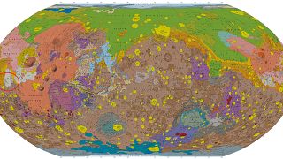 Image: Mars Geographical Map