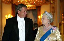 Image: President George W. Bush met the queen in 2003 despite anti-Iraq war