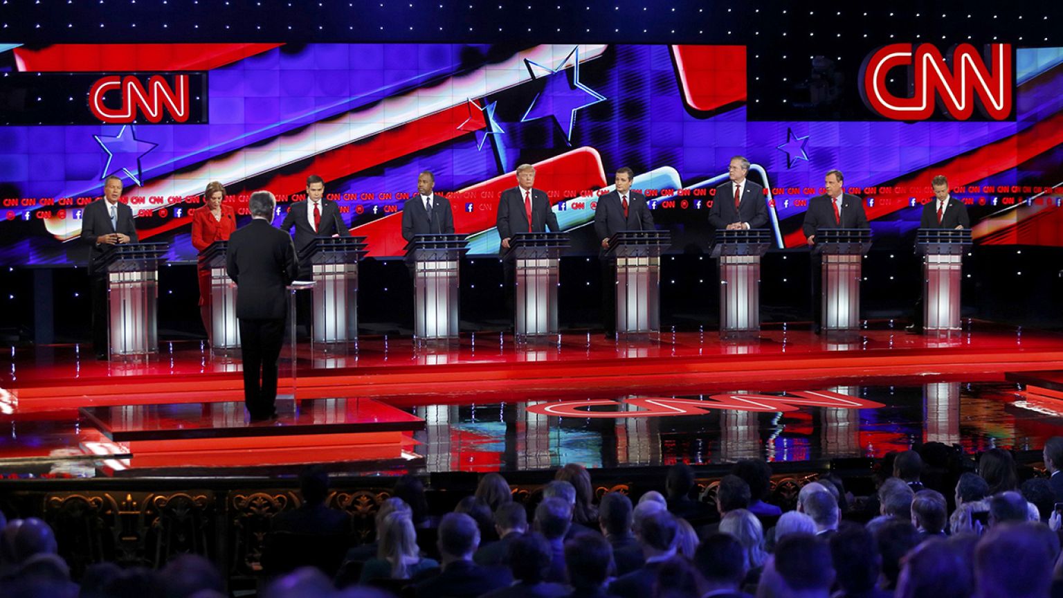 How the Republican candidates scored in Las Vegas debate