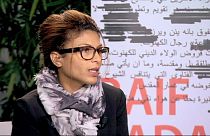La mujer del bloguero saudí Raif Badawi recoge el premio Sájarov