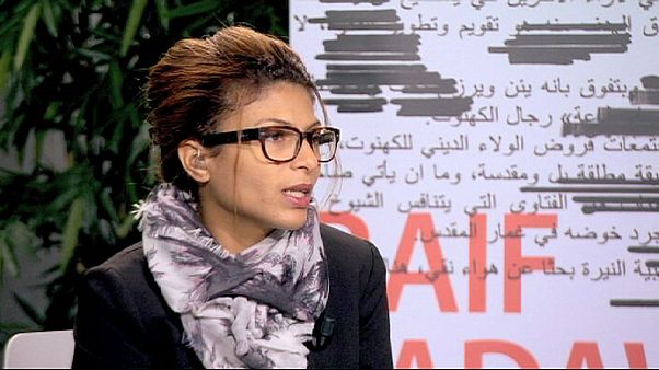 جائزة ساخاروف للحرية الفكرية تُسَلَّم للسيدة إنصاف حيدر بالنيابة عن زوجها المسجون رائف بدوي جائزة ساخاروف للحرية الفكرية تُسَلَّم للسيدة إنصاف حيدر بالنيابة عن زوجها المسجون رائف بدوي