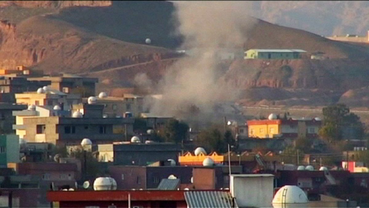 Clashes between Turkish forces and PKK in Cizre