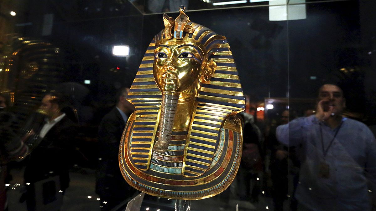 Tutankhamun's mask is back on display in all its splendor