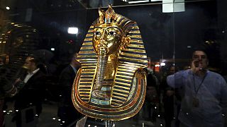 Tutankhamun's mask is back on display in all its splendor