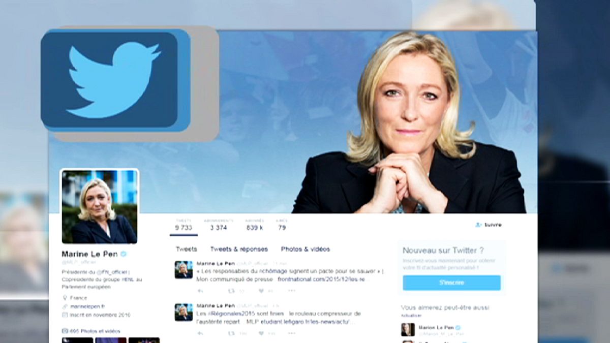 Marine Le Pen criticised for posting pictures of ISIL on twitter account