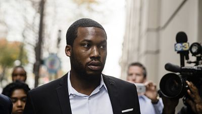 Rapper Meek Mill arrives at the criminal justice center in Philadelphia Rapper Meek Mill arrives at the criminal justice center in Philadelphia