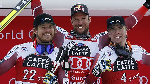 Sci, CdM: tripletta norvegese nel superG della Val Gardena Sci, CdM: tripletta norvegese nel superG della Val Gardena