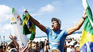 Surfing: Adriano de Souza wins World title