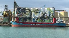Riesiges Wandbild von Vhils auf Sizilien enthüllt