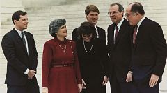 This file photo taken 18 February 1988 shows US Su