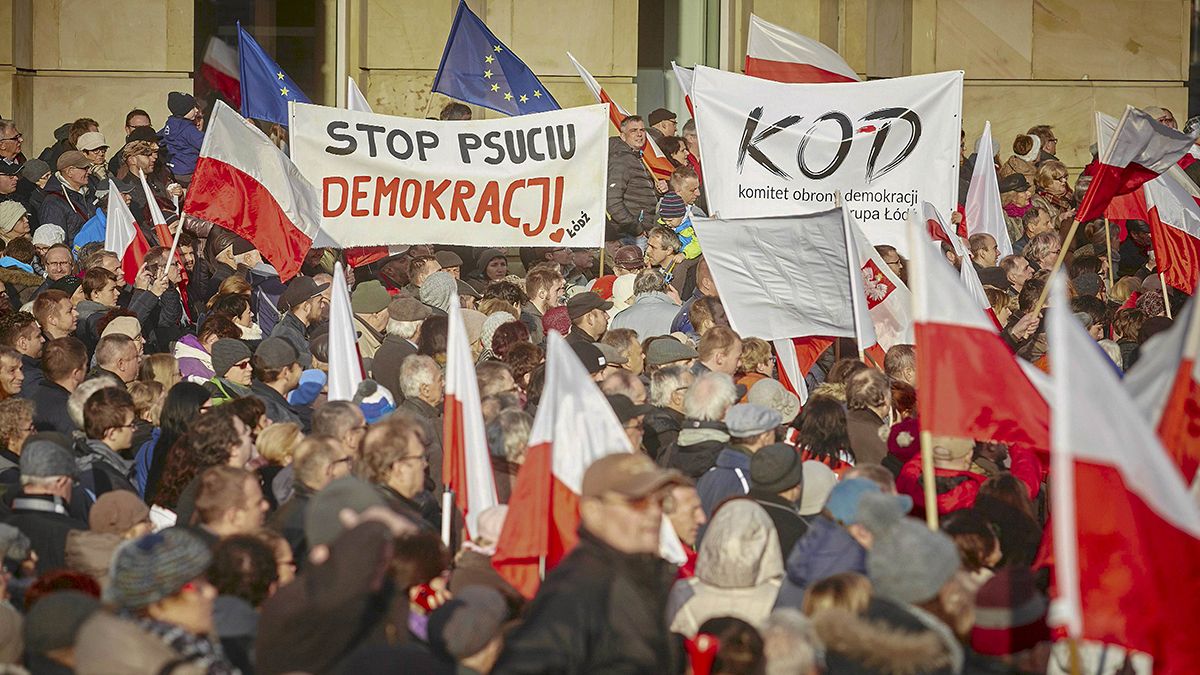 راهپیمایی گسترده در لهستان