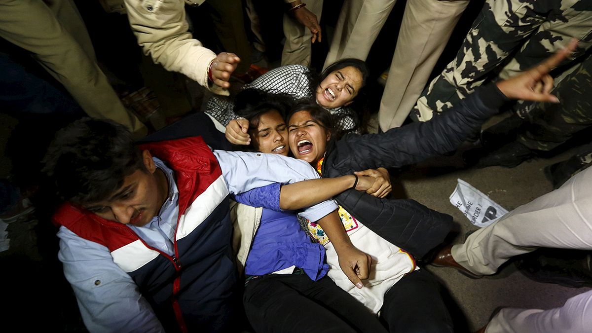Protests in New Delhi over release of man jailed in notorious gang rape case