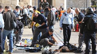 Two Palestinian attackers shot dead after Jerusalem stabbing spree