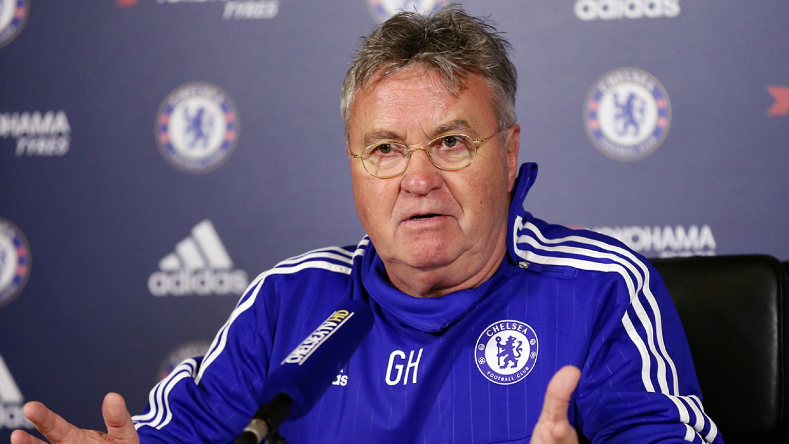 Les premiers mots d'Hiddink à la tête des Blues