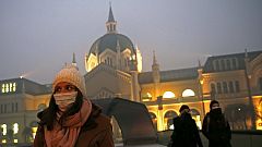 Alerta roja por contaminación en diez ciudades chinas