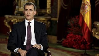 پادشاه اسپانیا مردم را به اتحاد فراخواند