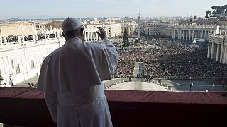 Pope Francis blessing in Rome invokes Christmas to dispel anxiety