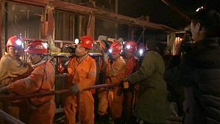 Eighteen trapped in collapsed Chinese mine