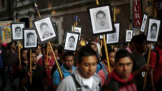 Mexico: parents of 43 missing students protest