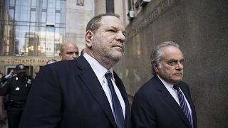 Image: Harvey Weinstein and attorney Benjamin Brafman exit State Supreme Co