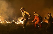 Alerta máxima por los 80 incendios que siguen activos en Cantabria