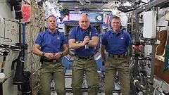 Happy New Year from space