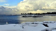 İstanbul'dan kar manzaraları