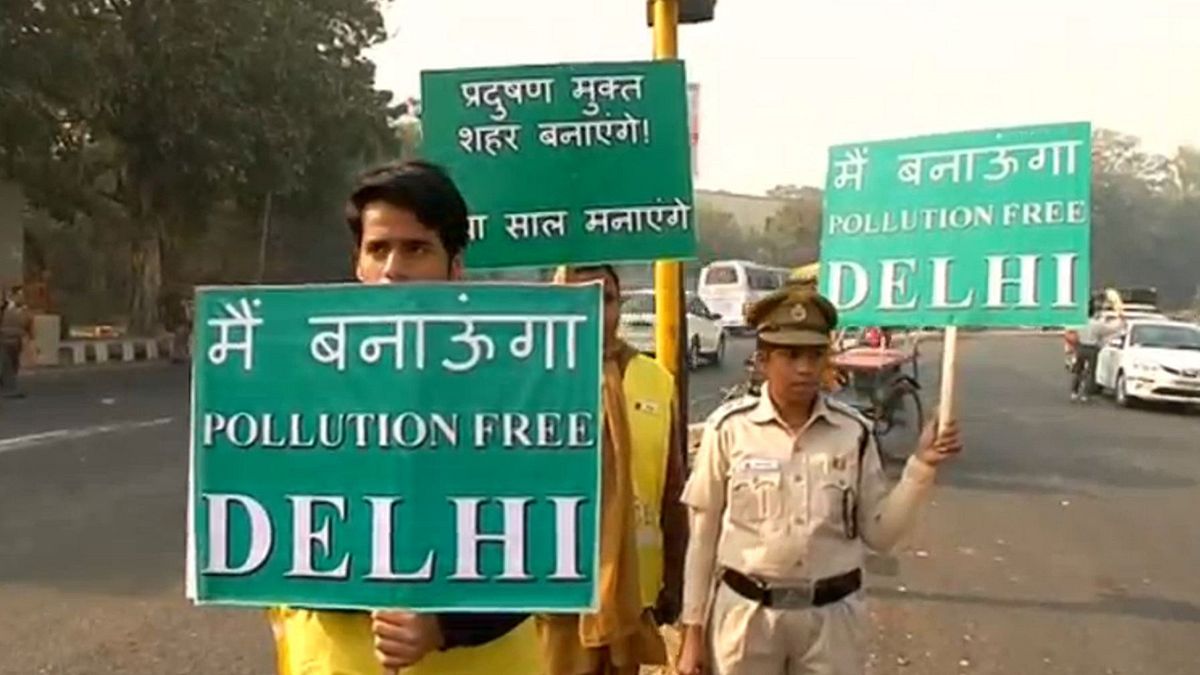 Yeni Delhi'de hava kirliliğine karşı çevreci önlemler alındı