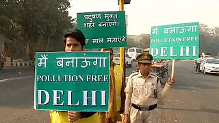 Nueva Delhi impone el tráfico alterno para reducir la contaminación