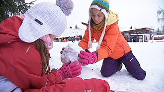 Relief for skiiers as snow finally starts falling in French Alps