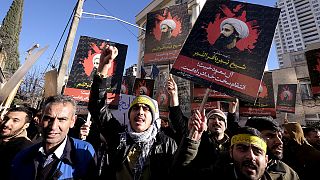 Iranians protest against Saudi execution of Shi'ite cleric al-Nimr