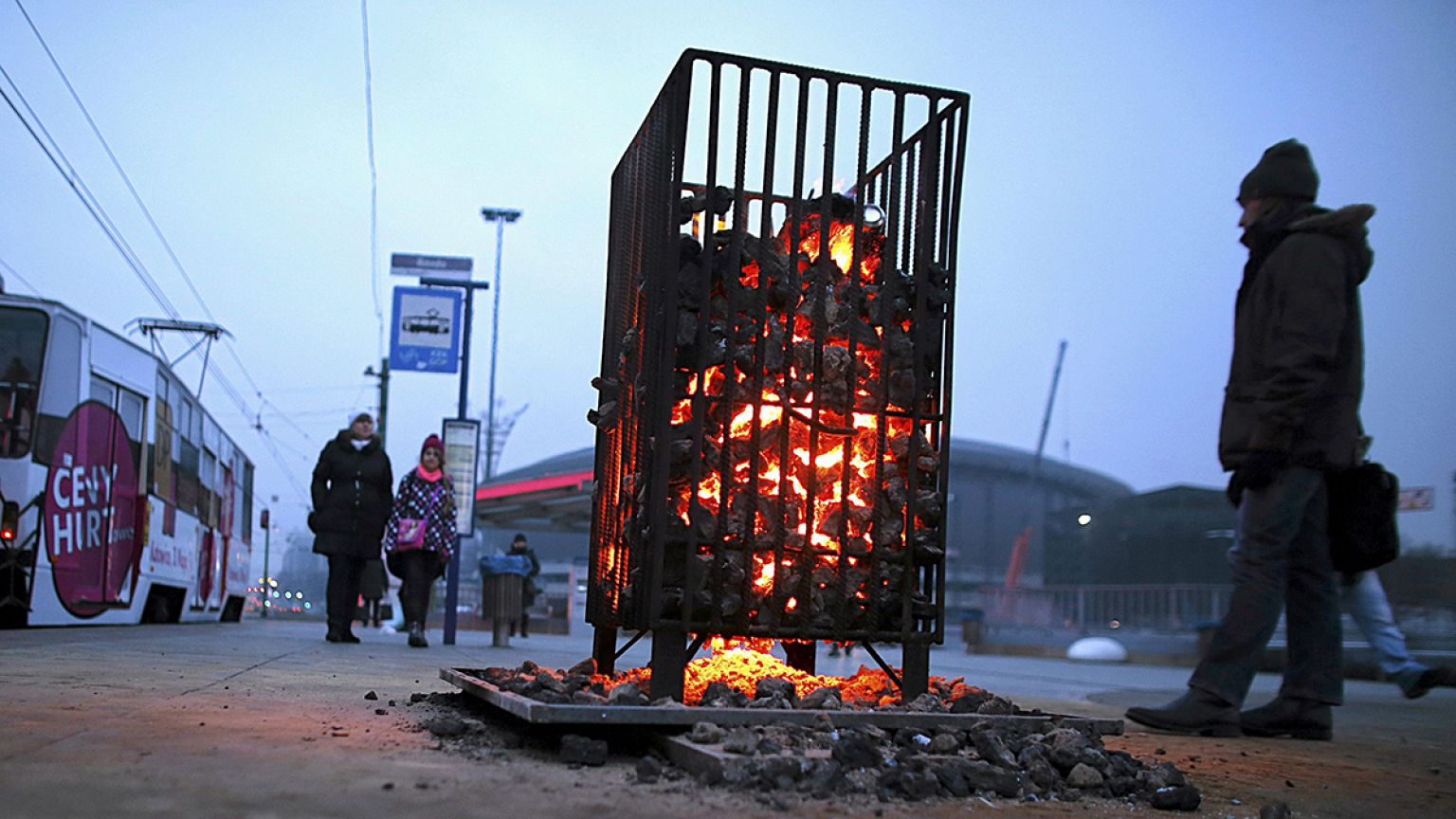 Le froid tue en Pologne