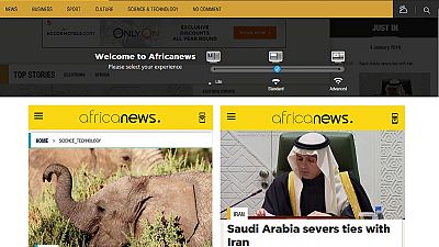 Africanews lance son site web