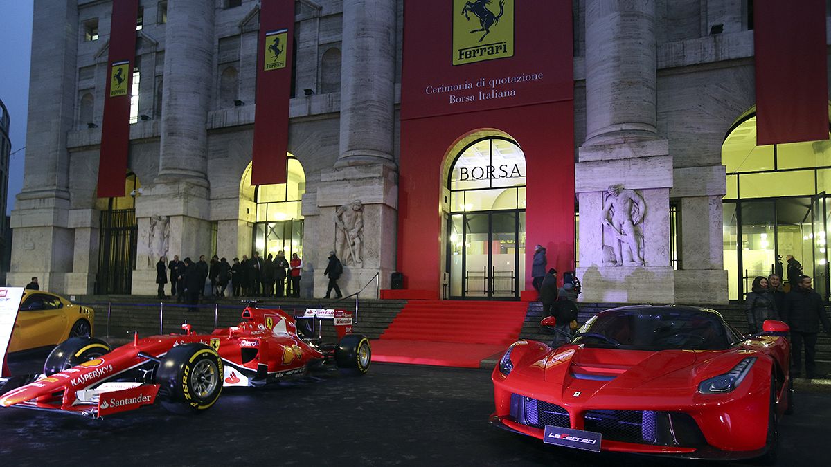 Ferrari'ye Milan borsasında ilk işlem günü şoku!