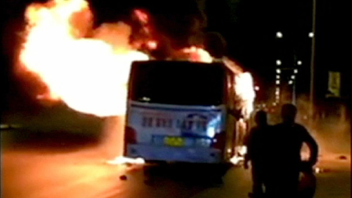 China: Man detained after bus fire leaves 17 dead