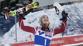 اول نصر لنرويجية في التزلج الالبي منذ 16 عاماً تسجله نينا لوزيث