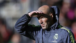 Primer entrenamiento de Zinedine Zidane como entrenador del Real Madrid