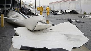 El Niño storms lash drought-stricken California