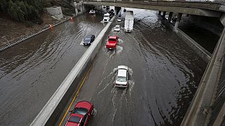 El Niño-strengthened storm brings flash flooding to drought-stricken California