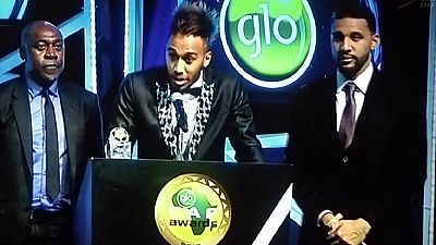Gabon's Pierre-Emerick Aubameyang crowned 2015 African Player of the Year