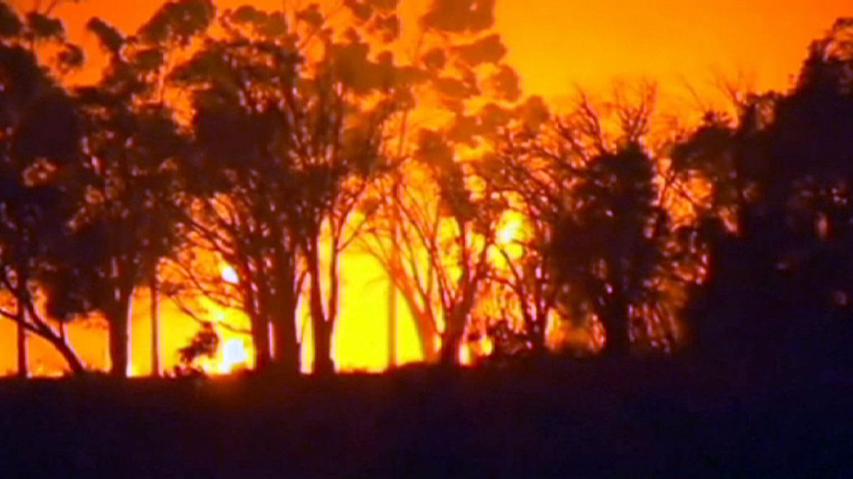 Avustralya'da yangın tarihi kentin üçte birini yok etti