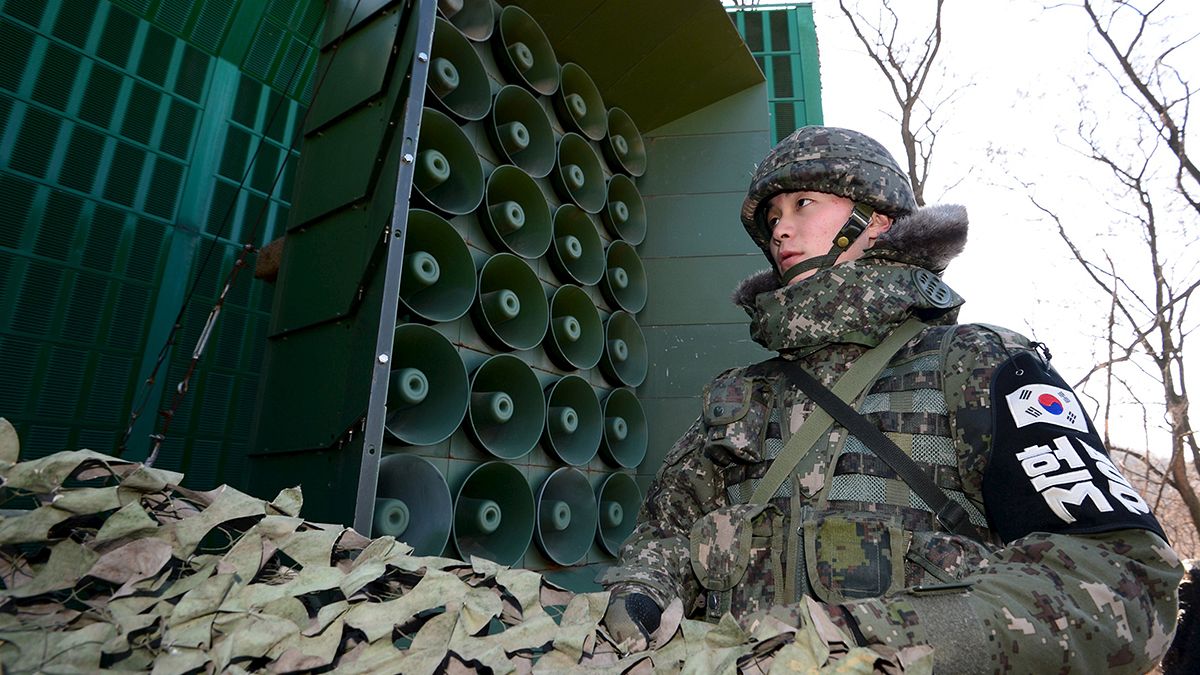 Güney Kore sınırında propaganda yayınlarına tekrar başladı