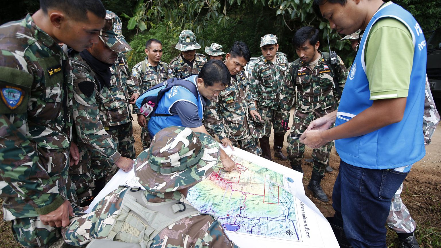 Image: Thailand cave rescue