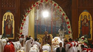 Les chrétiens coptes d'Egypte célèbrent Noël