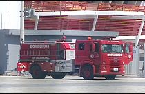 В Рио-де-Жанейро загорелся олимпийский теннисный комплекс