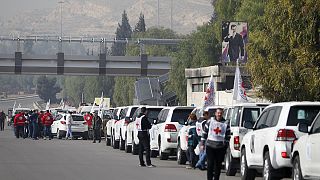 Suriye: Madaya'ya yardım konvoyu ulaştı